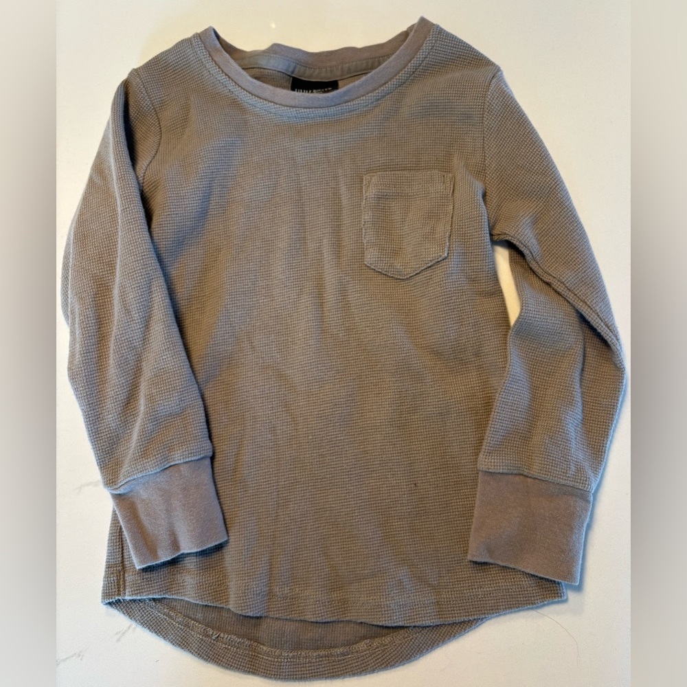 Little Bipsy Waffle Tee, 3-4T